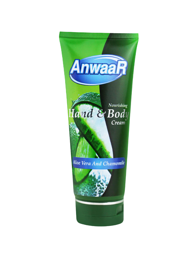 Anwaar Hand and Body Cream with Aloe Vera and Chamomile (200ml)