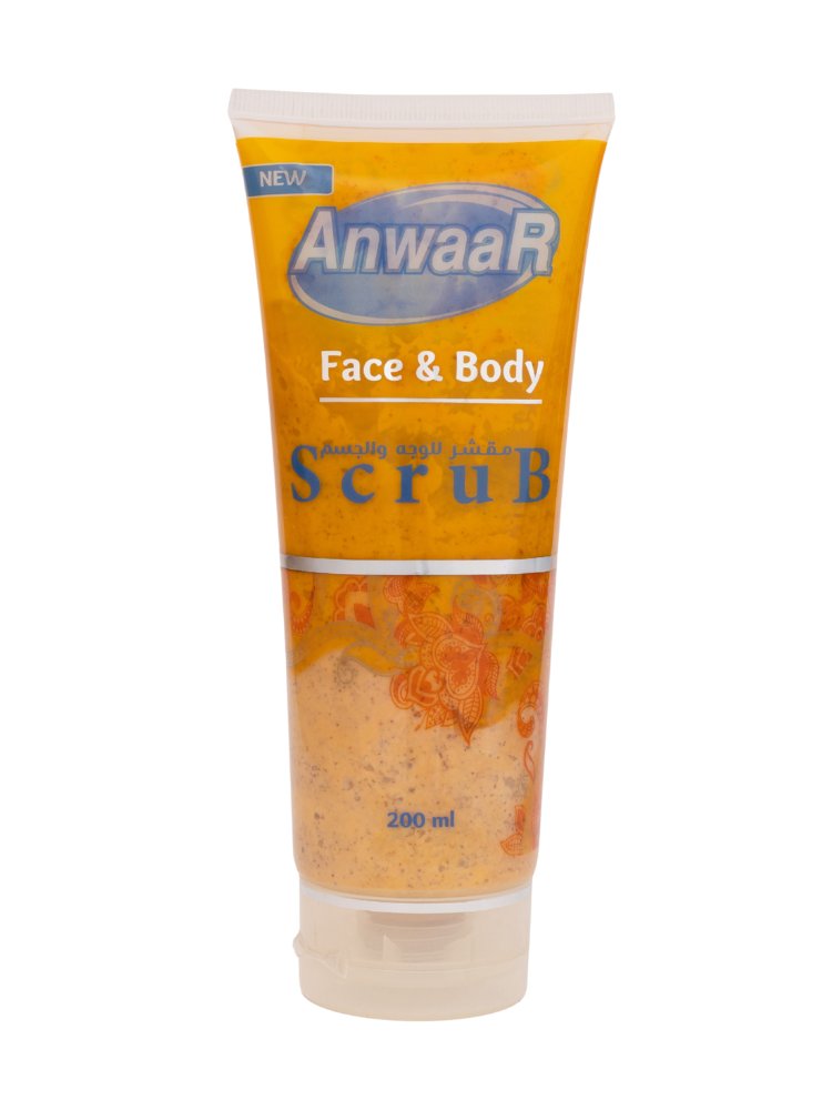 Face and Body Scrub Cream with Walnut and Apricot Shells (200ml)
