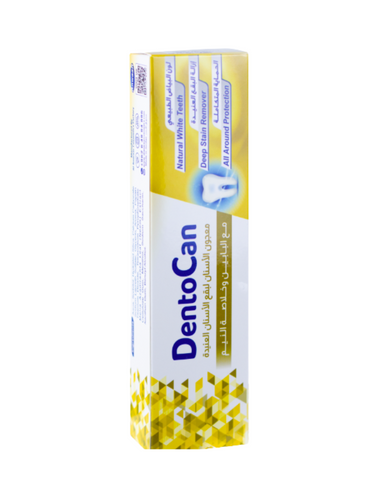 DentoCan Stain Remover Toothpaste – Natural Whitening (75ml)