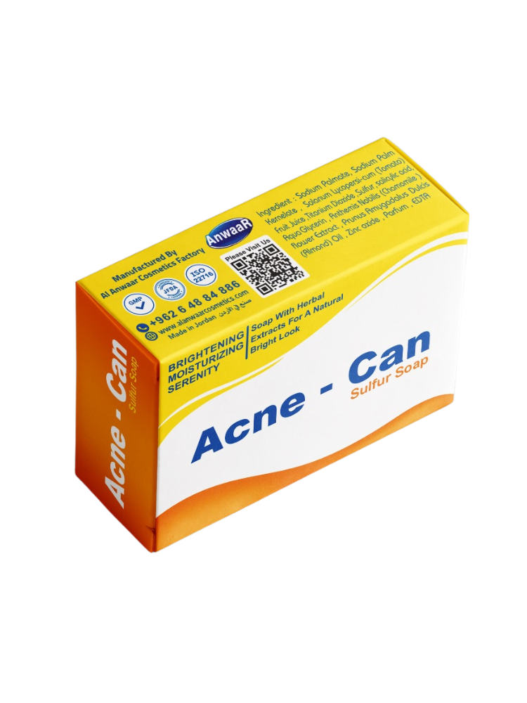 Acne Can Sulfur Soap for Acne and Scar Reduction (100gm)