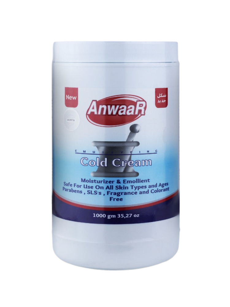 Anwaar Cold Cream for Deep Moisturizing All Skin Types (1000ml)