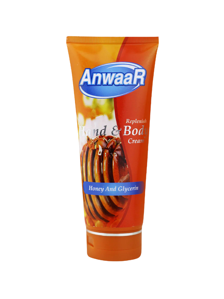 Anwaar Hand and Body Cream with Honey and Glycerin (200ml)