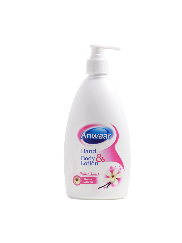 Anwaar Hand and Body Lotion with Swiss Vanilla Scent (500ml)