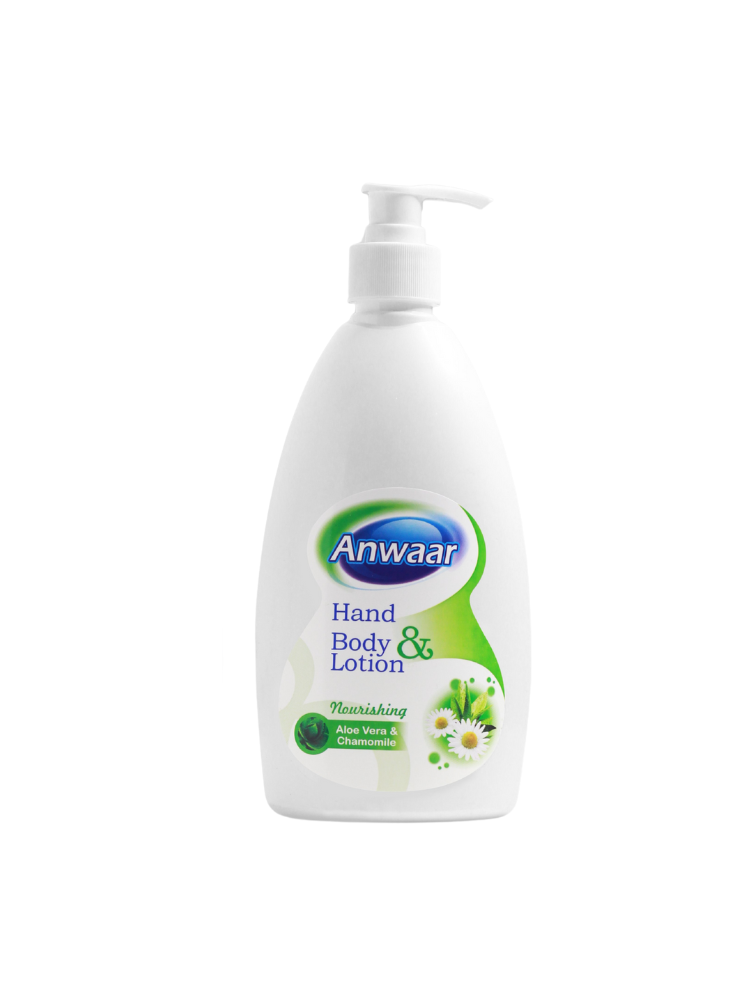 Anwaar Hand and Body Lotion with Aloe Vera & Chamomile (500ml) – Al Anwaar Factory