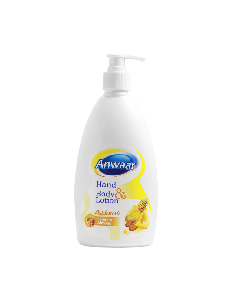 Anwaar Hand and Body Lotion with Honey and Almond (500ml)