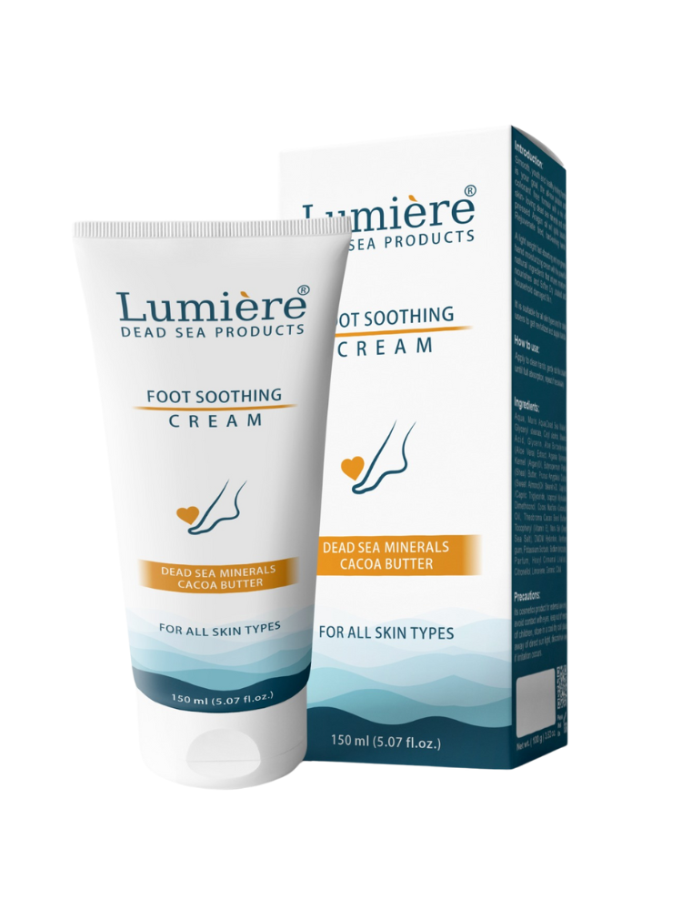 Lumiere Foot Soothing Cream Dead Sea Minerals and Cacoa Butter (150ml)