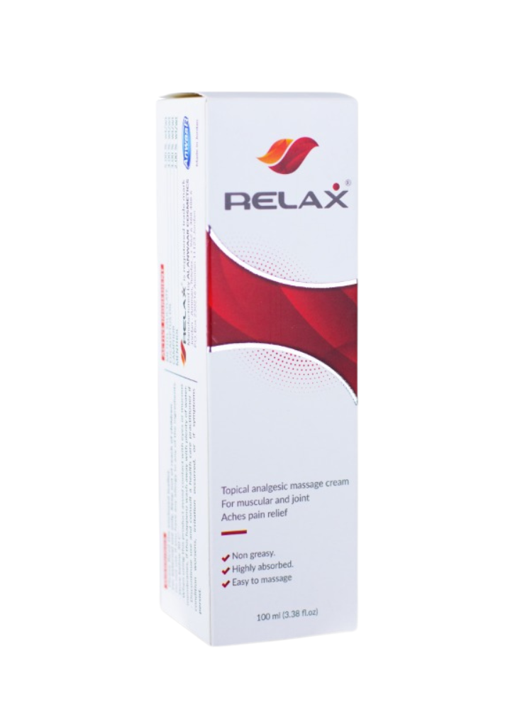 Relax Topical Analgesic Cream for Muscle & Joint Pain (100ml)