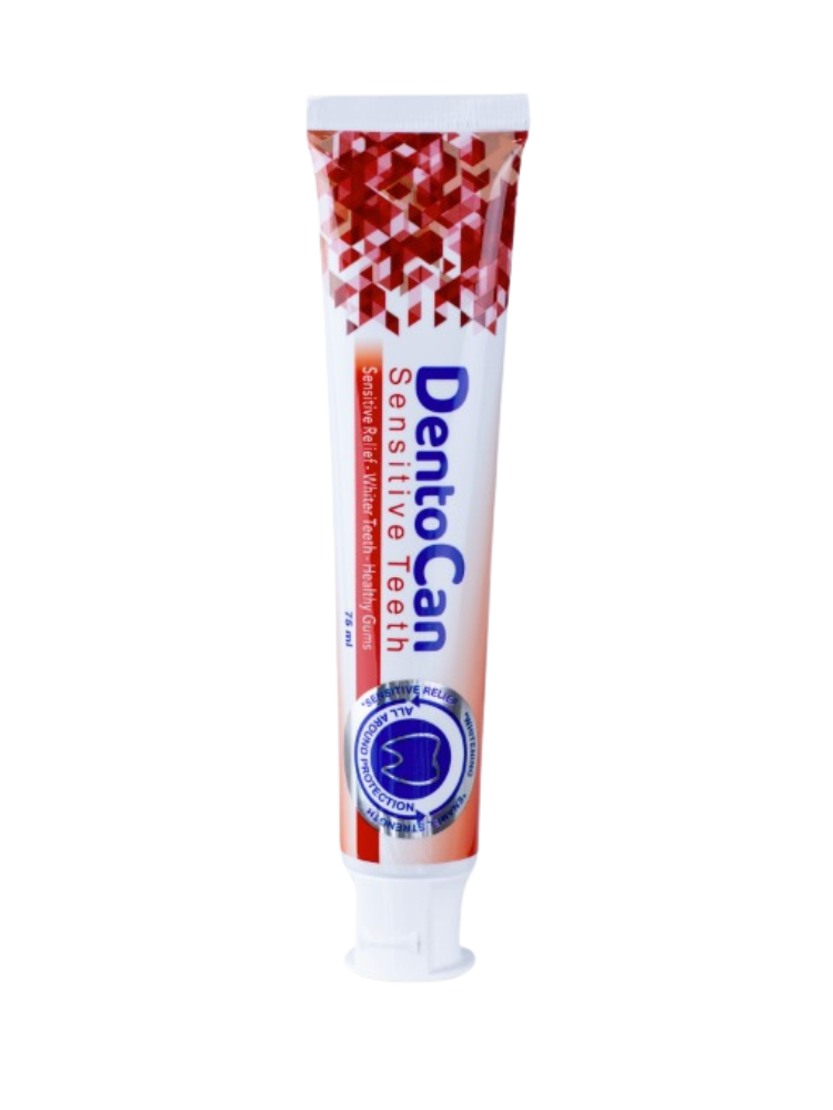 DentoCan Sensitive Toothpaste – Pain Relief & Whitening (75ml)